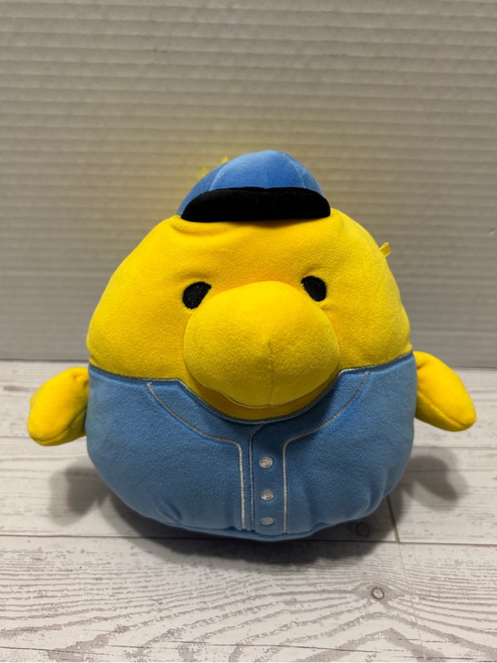Peanuts Woodstock Yellow & Blue Soft Squishmallow PlushToy 6”